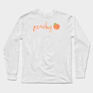 Peachy Long Sleeve T-Shirt